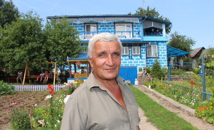 Белорусский пенсионер построил «аквапарк»