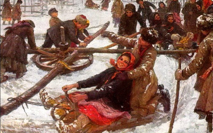 Зимние славянские забавы с историей в тысячи лет Zima-ros-sani-4