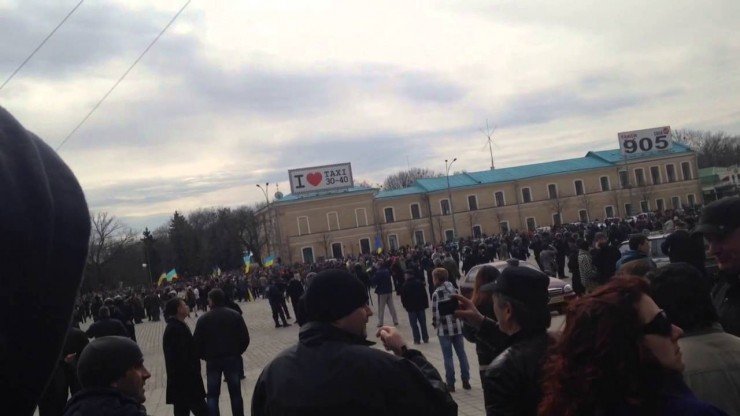 07.04.2014 Харьков, разгон майдаунов