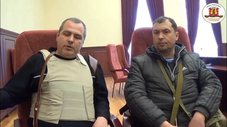 Интервью с активистами из здания СБУ в Луганске 07.04.2014