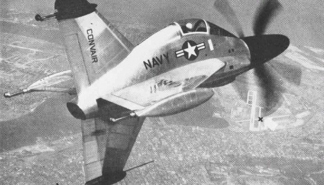 Convair_XFY-1_in_flight