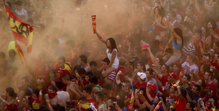 Spain Soccer Euro 2012 Celebrations