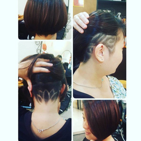 Фото: #hiddenhairtattoos