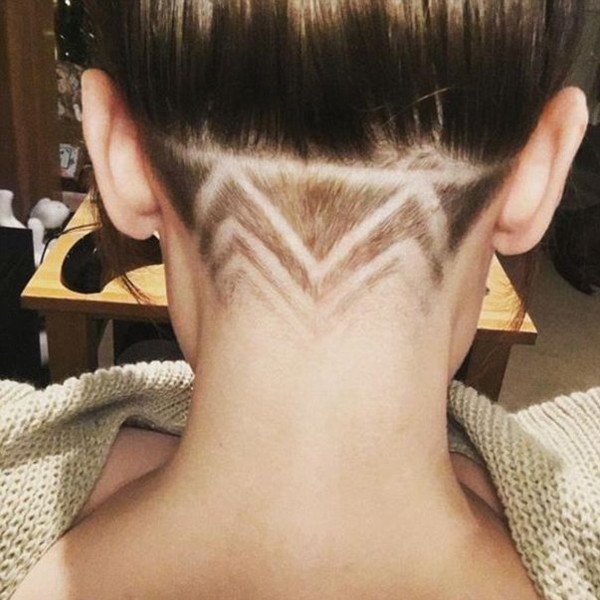 Фото: #hiddenhairtattoos