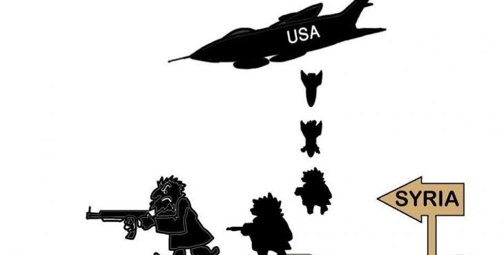Это все «трюк» и спектакль. США всеми силами пытается замести следы своего сотрудничества с боевиками.