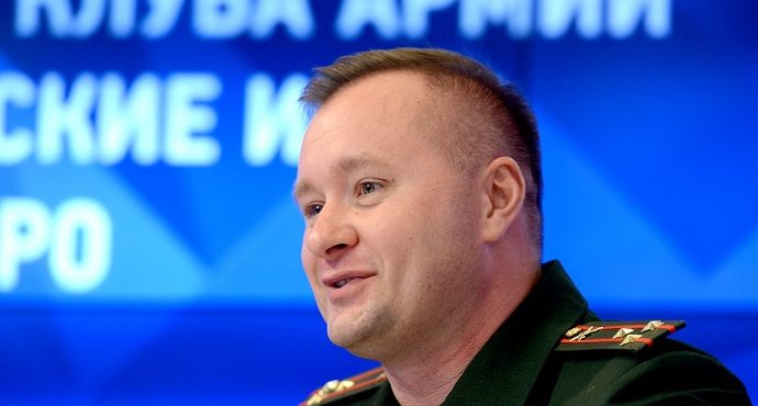 Михаил Николаевич Барышев, ЦСКА и юнармейцы в День Победы