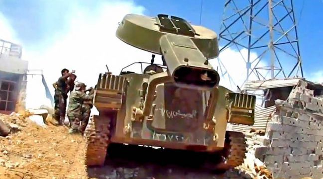 Российский «Змей Горыныч» выжигает боевиков в Дамаске (ВИДЕО)