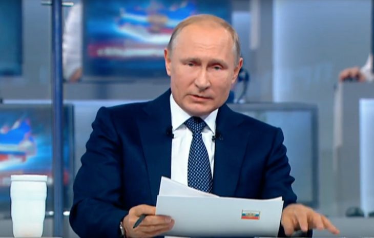 Путин на линии: Краткий пересказ эфира 4,5 часа за 5 минут