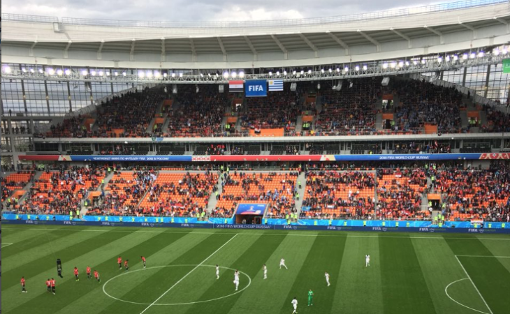 Оргкомитет ЧМ-2018 разберётся, почему зрители не пришли на матч в Екатеринбурге
