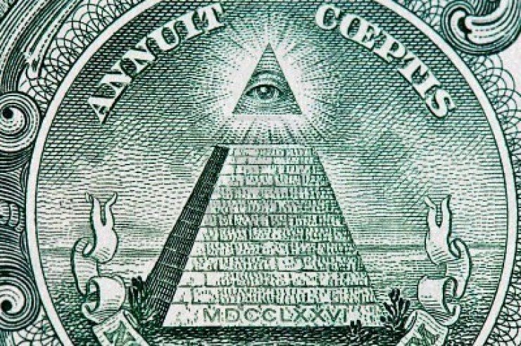 Доллар, пирамида