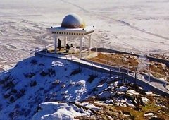 Терраса в верхней точке «Тропы здоровья Вождя» (высота 1040 м над уровнем моря)