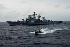 Эскадренный миноносец INS «Ранвиджай» (Фото: wikipedia.org)