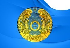 Флаг Казахстана (Фото: yui, Shutterstock)