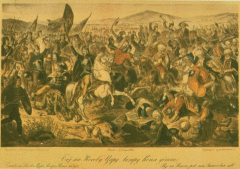 Картина Адама Стефановича «Бой на Косове» (1870)