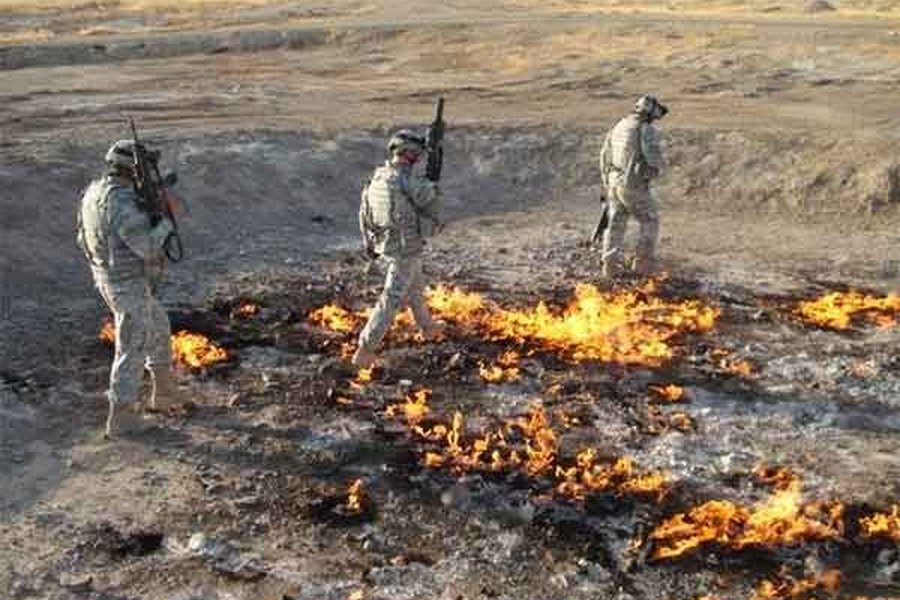 Более десяти ракет упали на территорию иракской военной базы