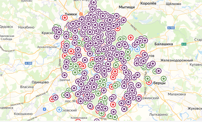 Карта заражений в Москве – где в Москве «гуляет» коронавирус и почему?
