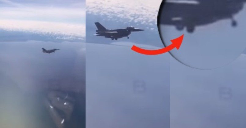 «Он бы еще катапультировался!»: Польский истребитель попытался принудить к посадке российский Су-27 (видео)