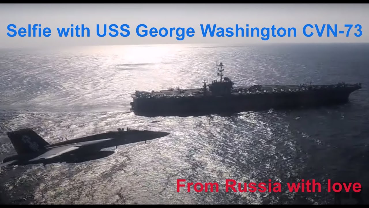 Российский Ил-38 напугал американский авианосец: видео