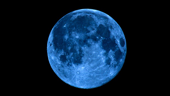 Жители всего мира смогут увидеть Голубую Луну