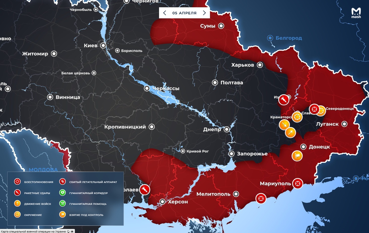 Стратегическая карта украины