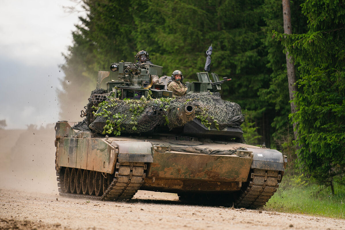 Танк M1 Abrams. Фото Global Look Press
